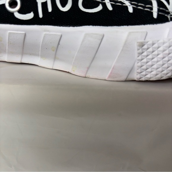 CONVERSE UNT1TL3D Hi Not a Chuck Black Men’s Graphic Sneakers Size 7.5 - Picture 3 of 9